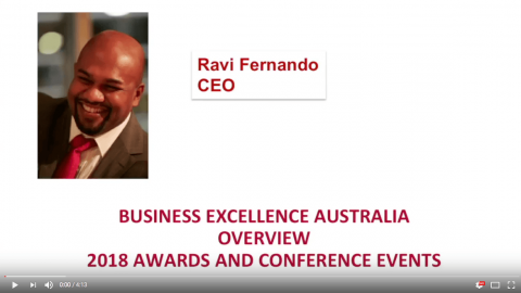 Ravi Fernando – Talking about Business Excellence Australia
